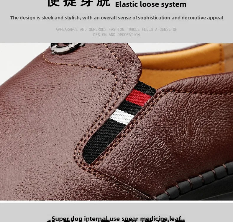 Men’s Daily Business Loafers – Comfortable Lazy Pedal Shoes
