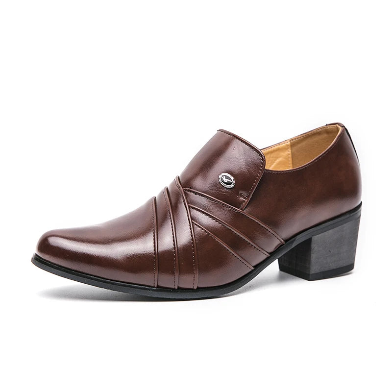 High-End Men’s Formal Shoes – Business & Wedding Leather Shoes
