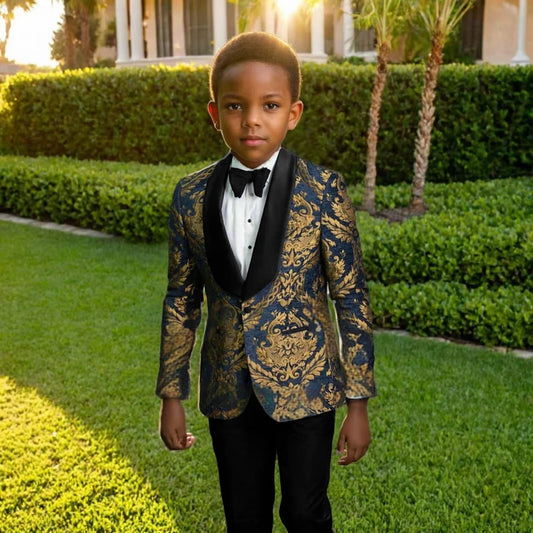 AMEHE Boys’ Formal Blazer & Pants Set