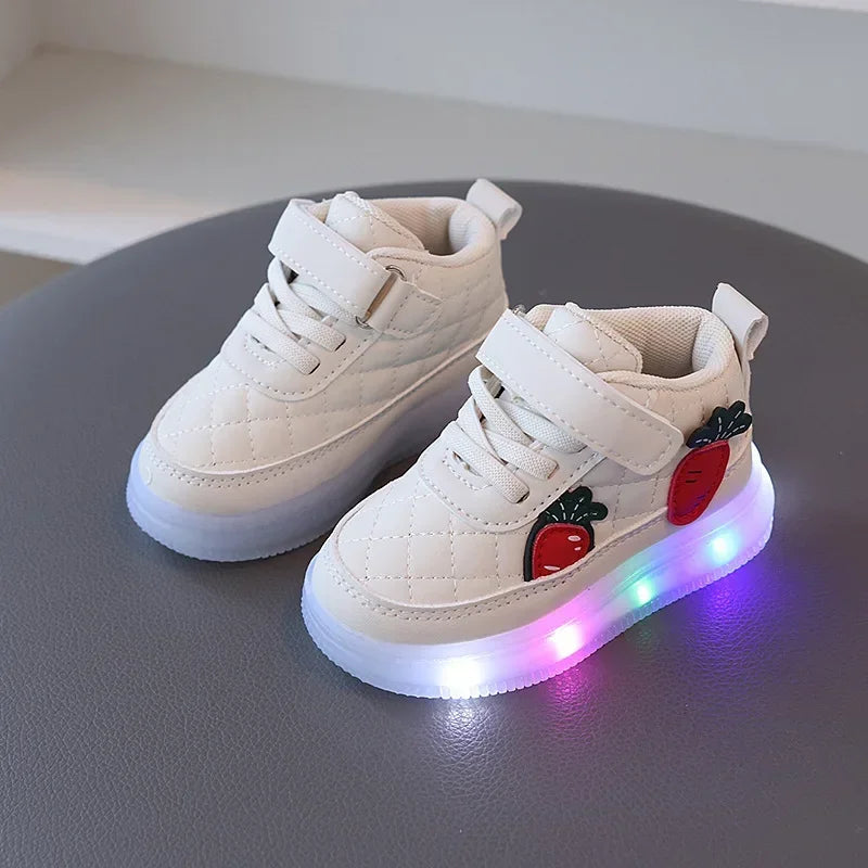 Boys & Girls Light-Up Sneakers – Cute, Soft Sole Shoes