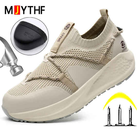 Ladies’ Safety Work Sneakers – Non-Slip, Puncture-Resistant