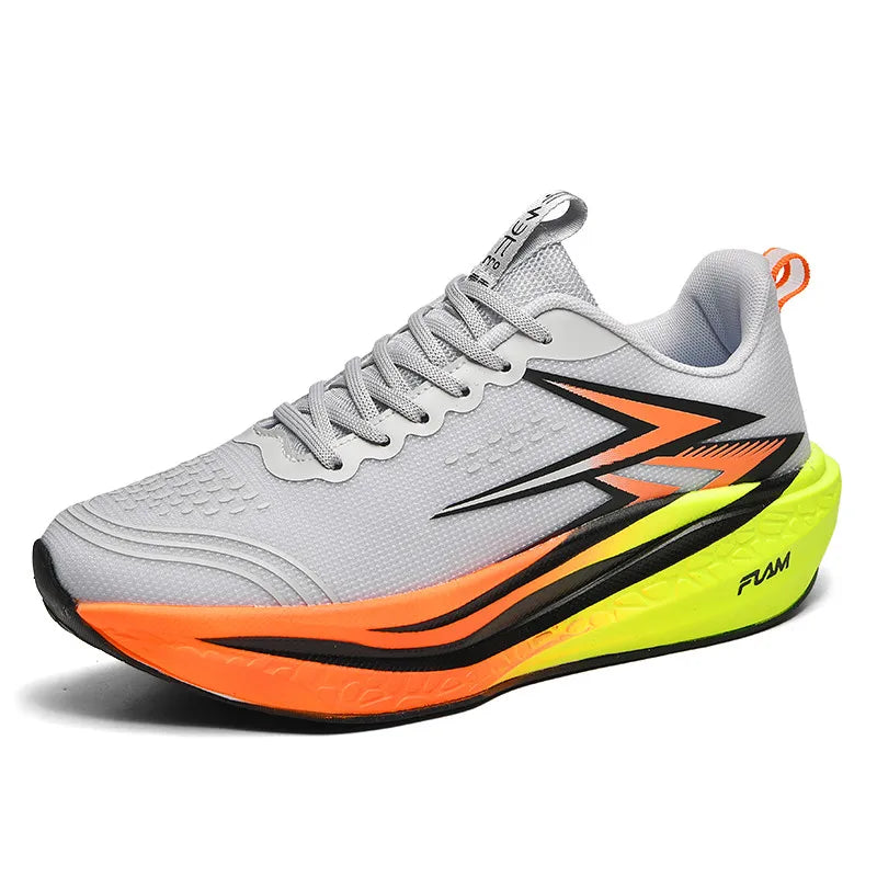Carbon Plate Running Shoes – Marathon Athletic Sneakers for Men & Women, Lightweight Breathable Sports & Walking Shoes