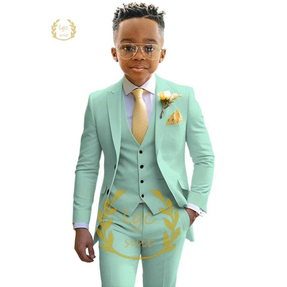 Boys’ Dress Suit – Ivory Wedding & Dinner Ceremony Outfit