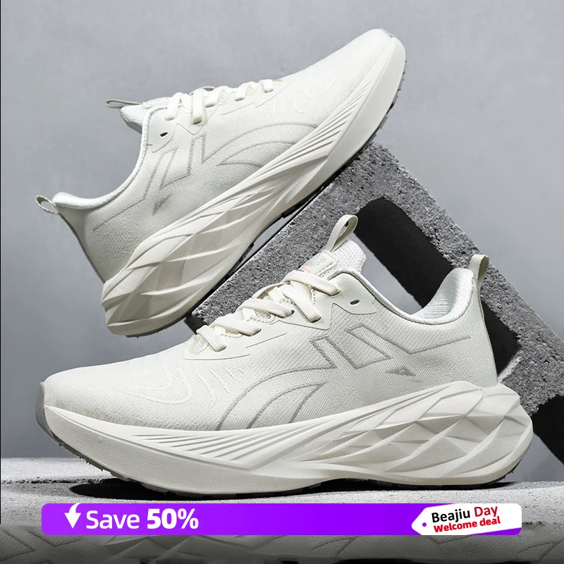 Lightweight Breathable Running Shoes – Men's & Women's Marathon Training Sneakers, Non-Slip Athletic Sports Shoes