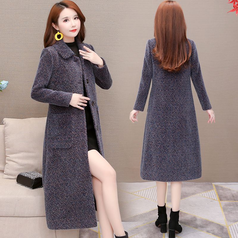 Women's Chic Mid-Length Fleece Coat