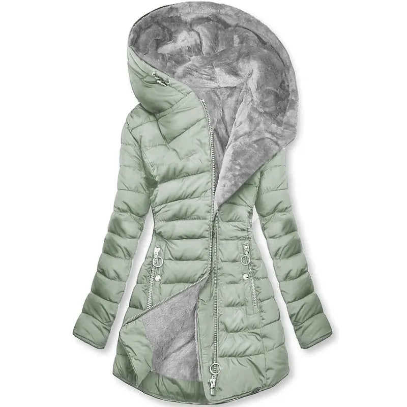 Stylish Women's Hooded Cotton Jacket
