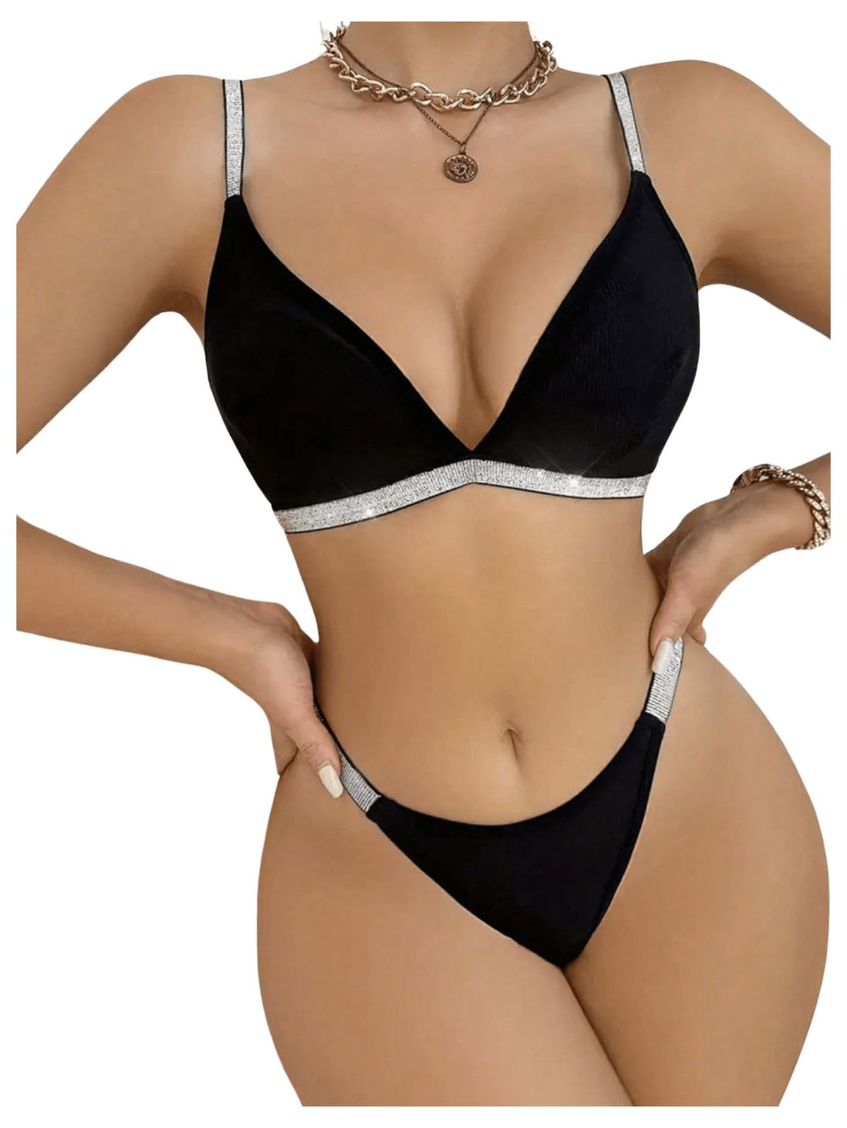 Midnight Spark Women's Underwear Set