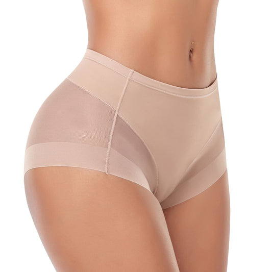 Women's Tummy Control Shapewear Panties – Seamless Butt Lifting Body Shaper Briefs