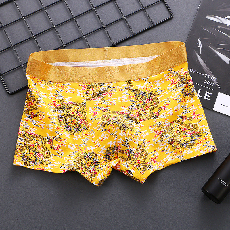 Men's Breathable Boxer Shorts – Soft Elastic Comfort Underwear