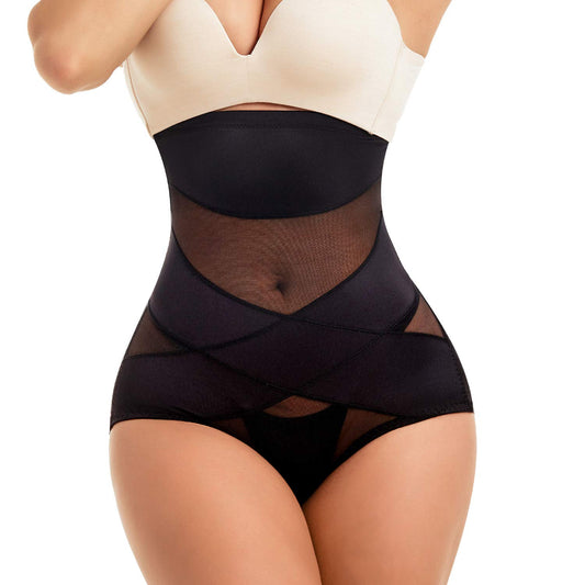 Women's High Waisted Tummy Control Shapewear Panties – Butt Lifting Slimming Body Shaper Briefs