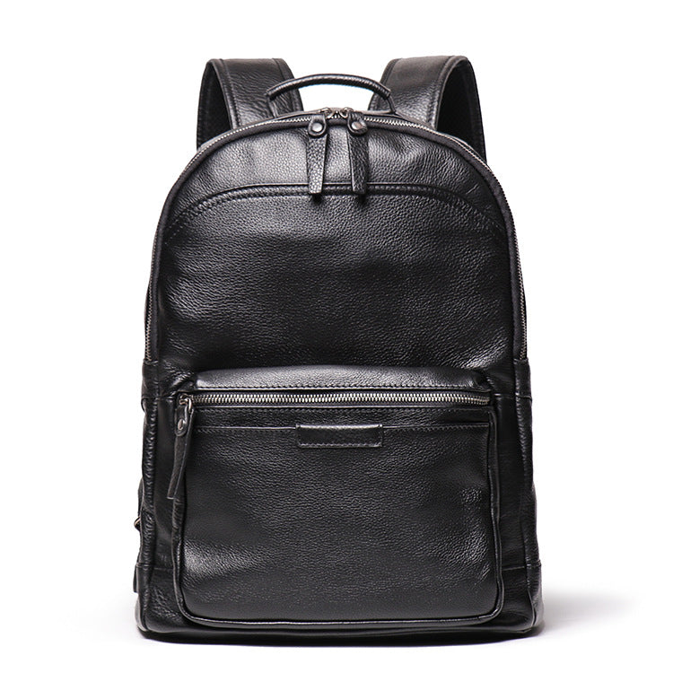 Vintage-Style Leather Travel Backpack