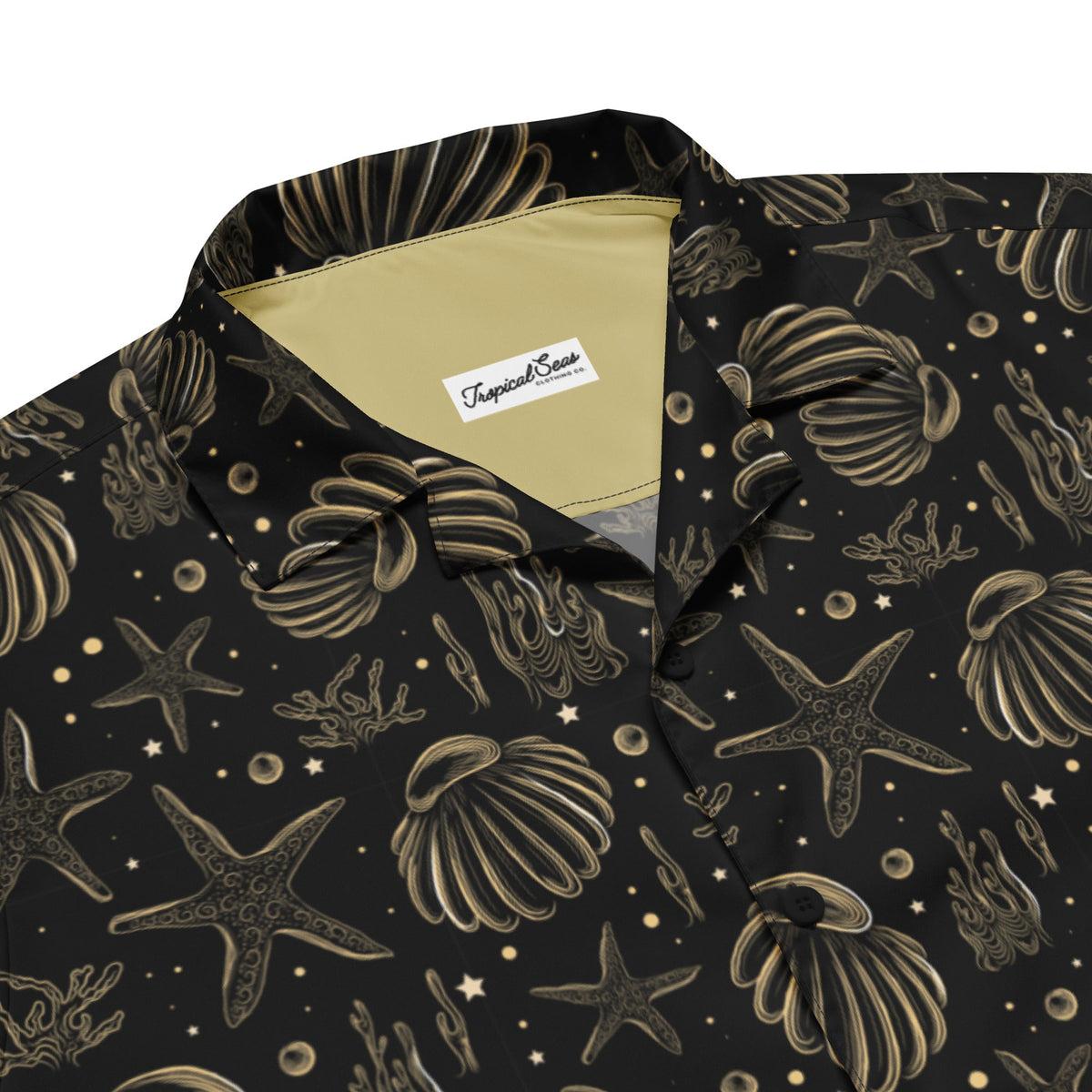 Golden Shoreline Tropical Shirt - Coastal 2024 Collection