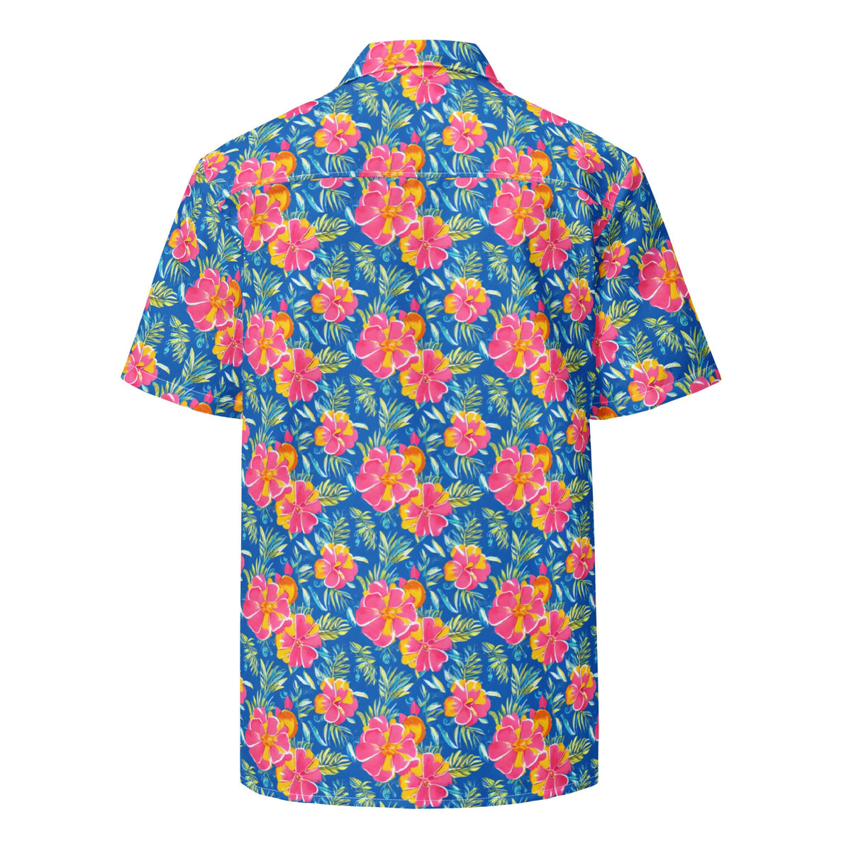Tropical Hibiscus Lagoon Shirt - Summer 2024
