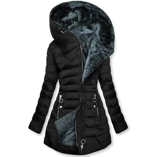 Stylish Women's Hooded Cotton Jacket