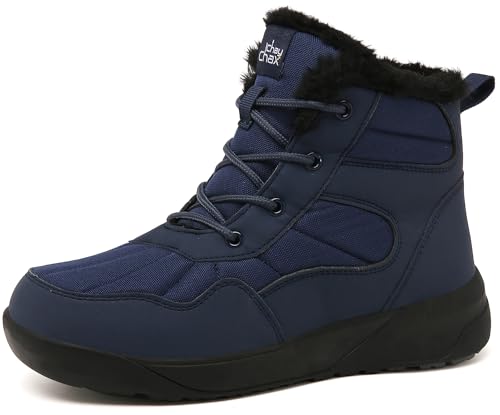 Women's Waterproof Winter Snow Boots – Fur-Lined Warm Anti-Slip Ankle Boots