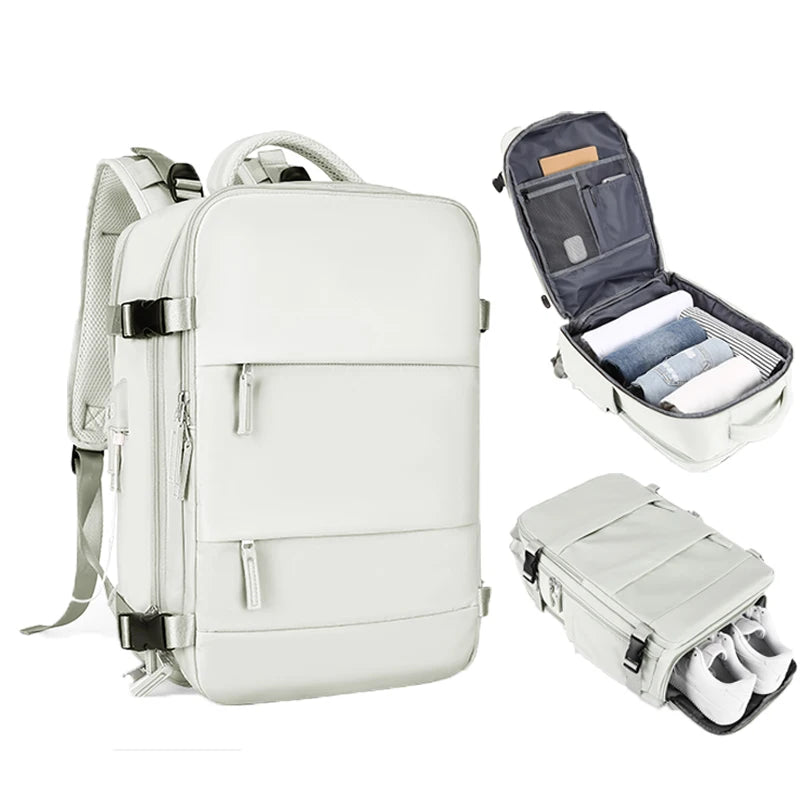 Women’s TSA-Approved Travel Laptop Backpack – Carry-On Weekender Bag