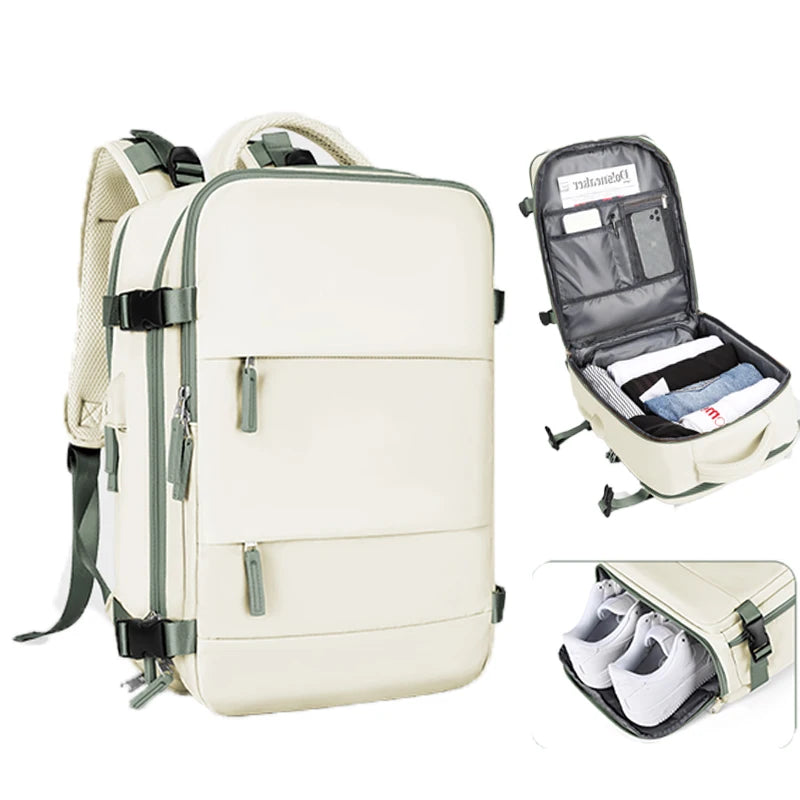 Women’s TSA-Approved Travel Laptop Backpack – Carry-On Weekender Bag