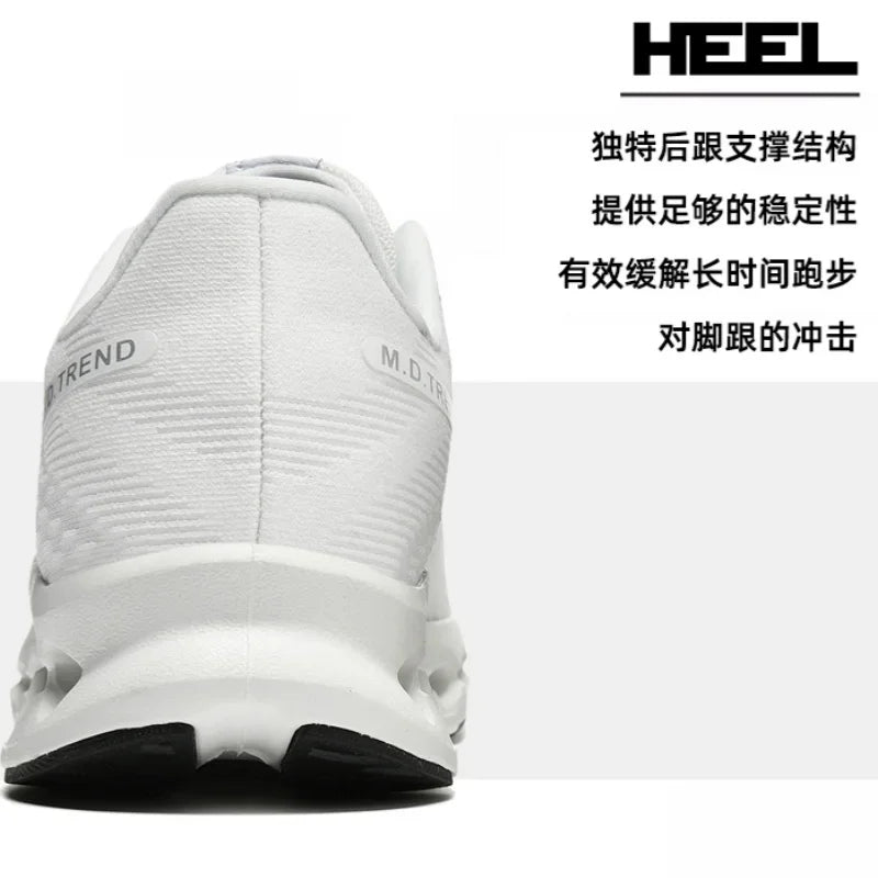 Fashion Cushioning Running Shoes – Lightweight Breathable Tennis & Sports Sneakers for Menual Walking Footwear