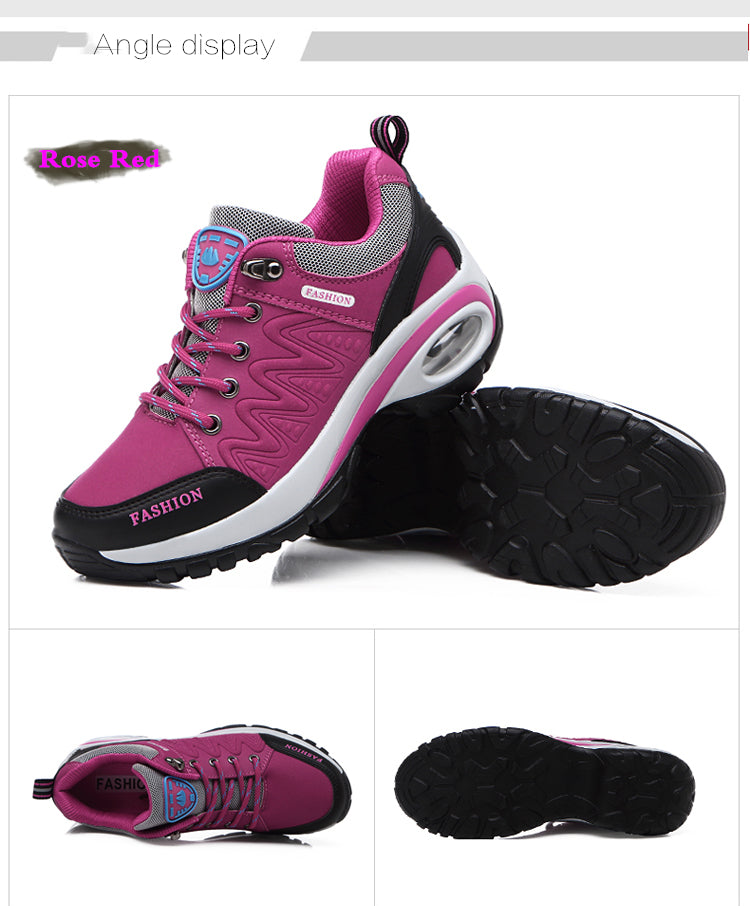 Ladies’ Chunky Wedge Sneakers – Designer Casual Sports Shoes