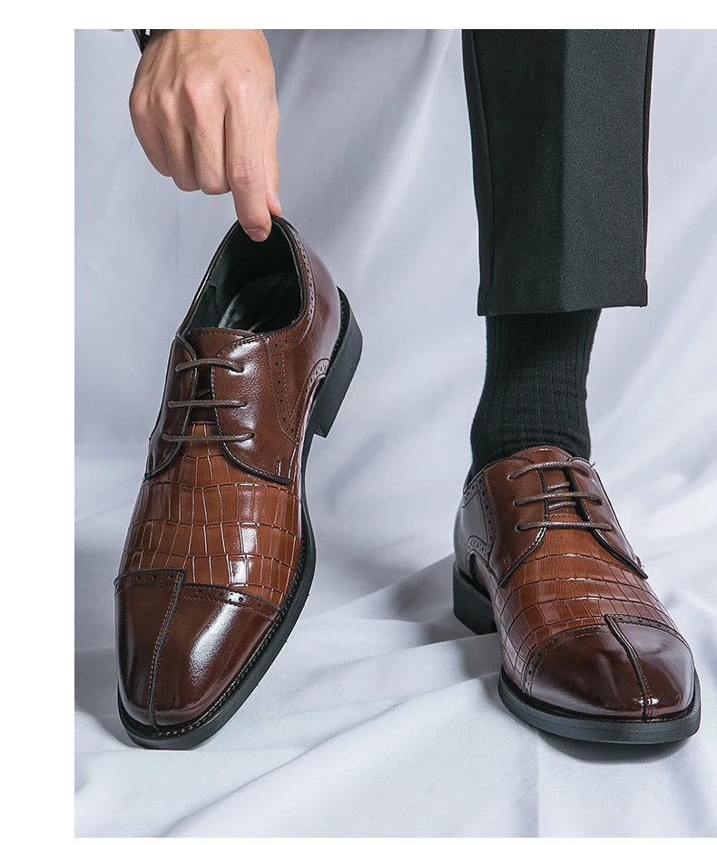 Men’s British Style Leather Shoes – Casual & Formal Footwear