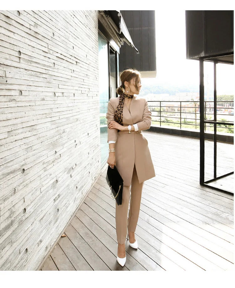 AMEHE Women’s Fashion 2-Piece Formal Suit Set