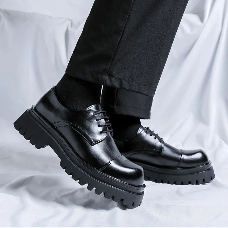 Men’s Fashion Leather Shoes – Versatile Party & Office Footwear