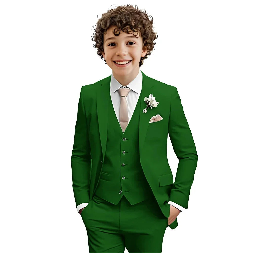 AMEHE Boys’ 3-Piece Formal Suit Set