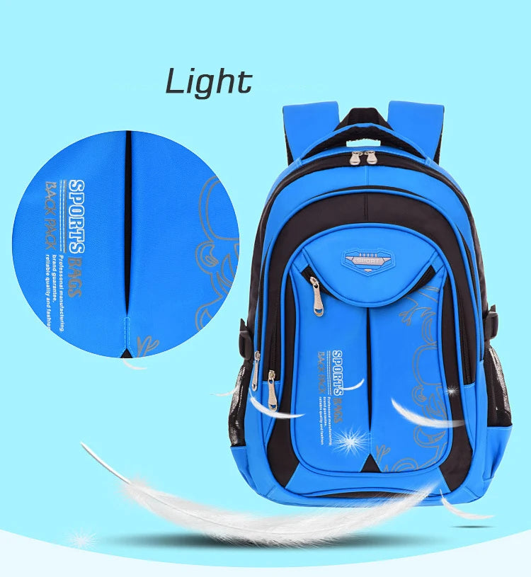 Boys School Backpack – Durable & Spacious for Kids & Teens