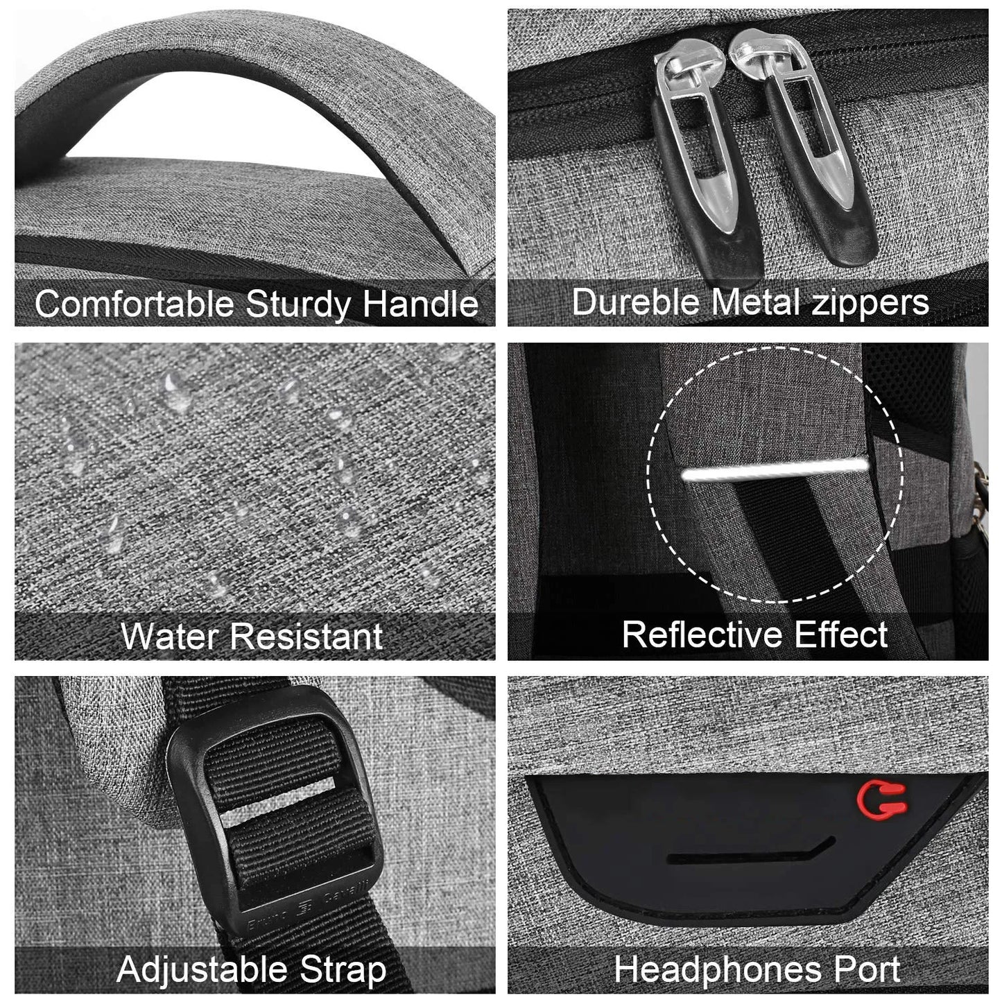 Men's Ergonomic Waterproof Travel Backpack