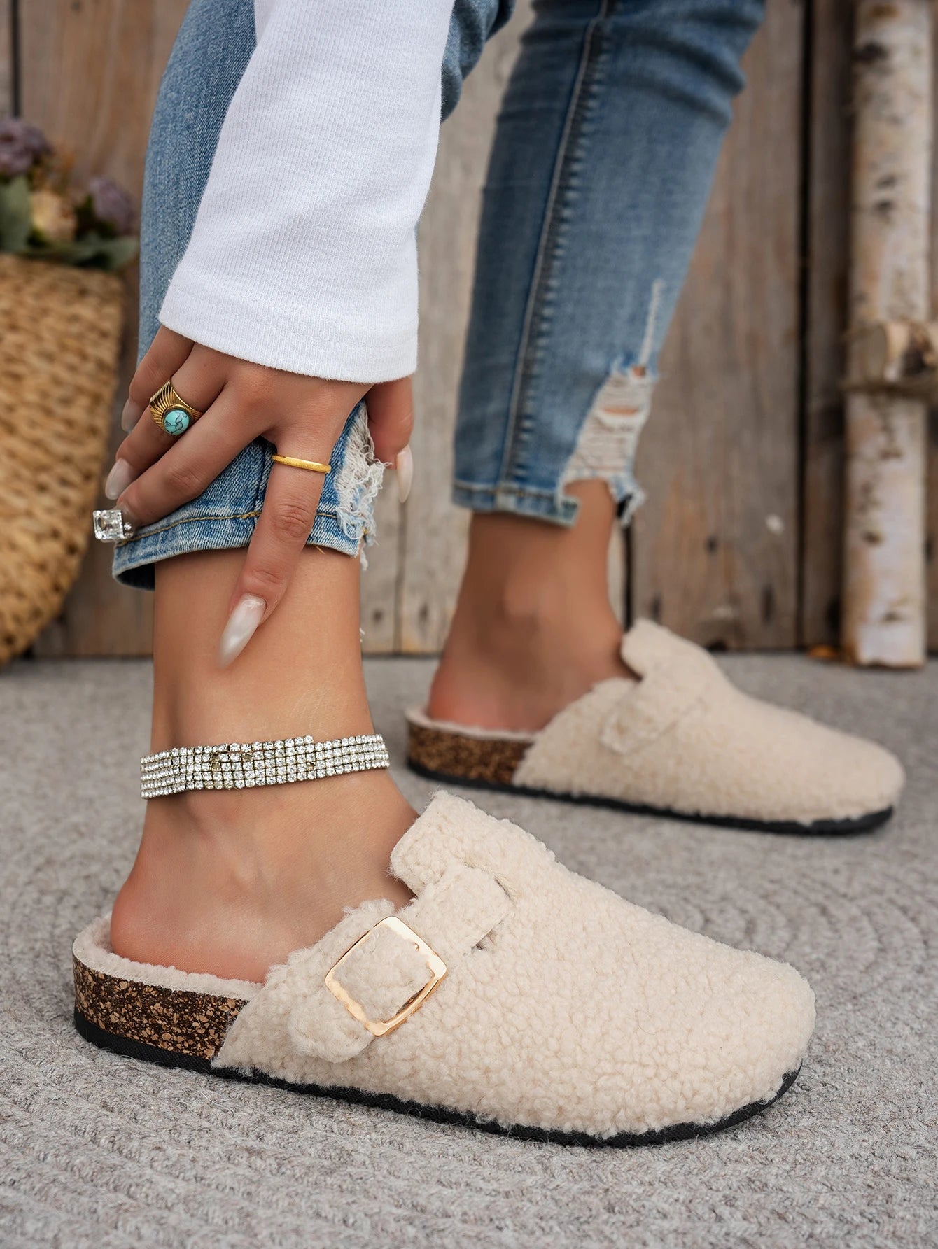 Ladies’ Trendy Brown Shoes – Indoor & Outdoor Comfort