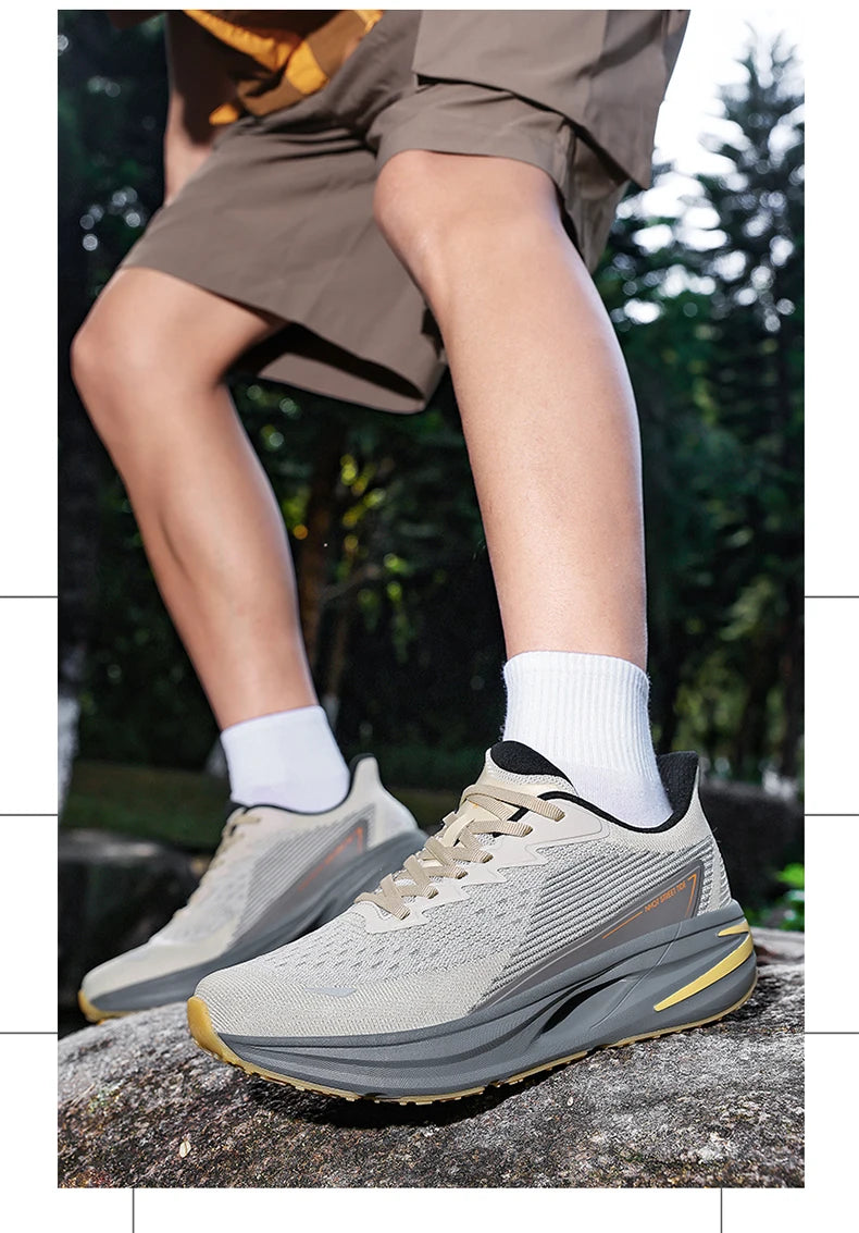 Carbon Plate Running Shoes – Lightweight Marathon Sneakers for Men & Women, Breathable Athletic Non-Slip Sports Shoes