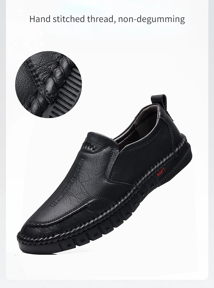 Men’s Business Casual Loafers – Comfortable Leather Shoes