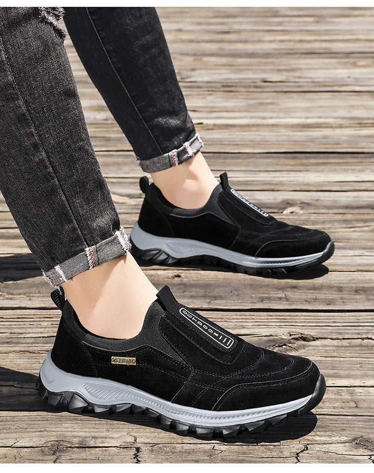 Men’s Lightweight Walking Shoes – Non-Slip Outdoor Hiking Sneakers for Comfort & Casual Wear