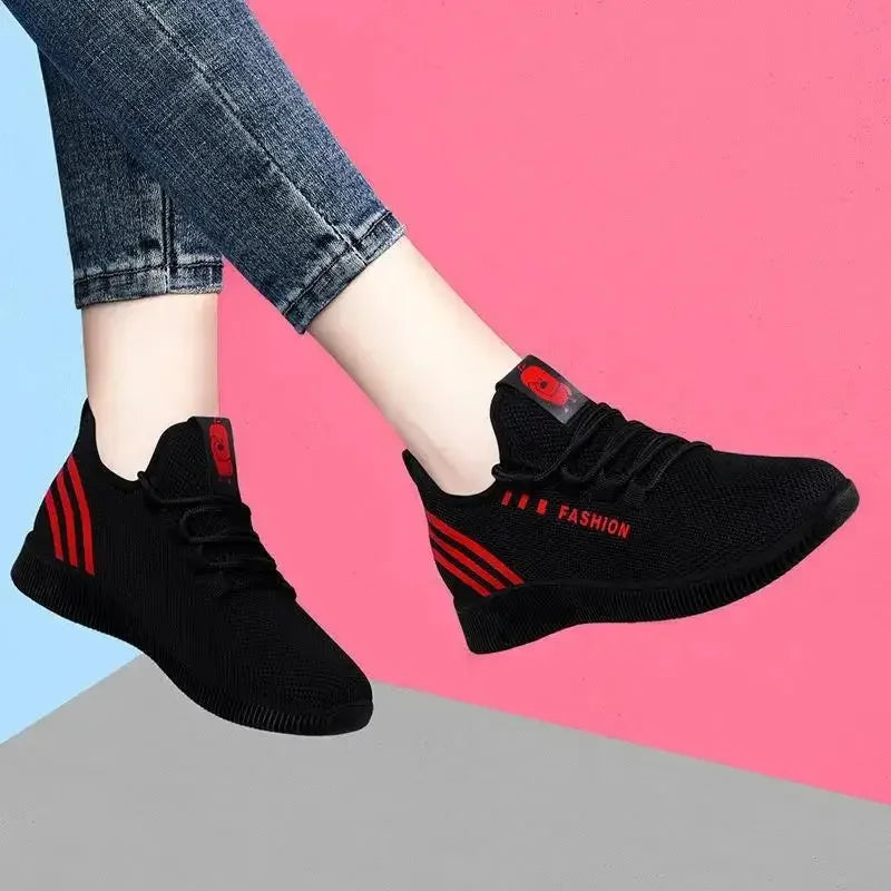 Lightweight Running Shoes – Women’s Breathable Sneakers with Adjustable Fit for Gym, Travel & Work