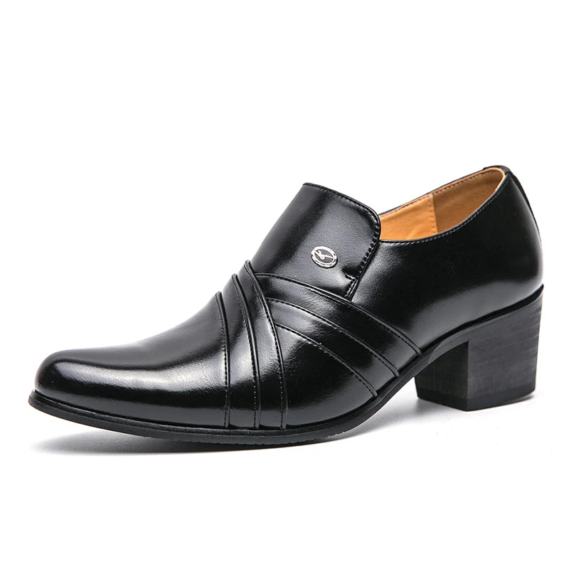 High-End Men’s Formal Shoes – Business & Wedding Leather Shoes