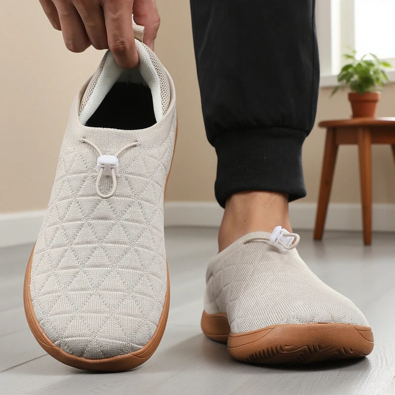 Men’s Barefoot Running Shoes – Wide Toe Box Minimalist Lightweight Breathable Anti-Slip Walking Sneakers