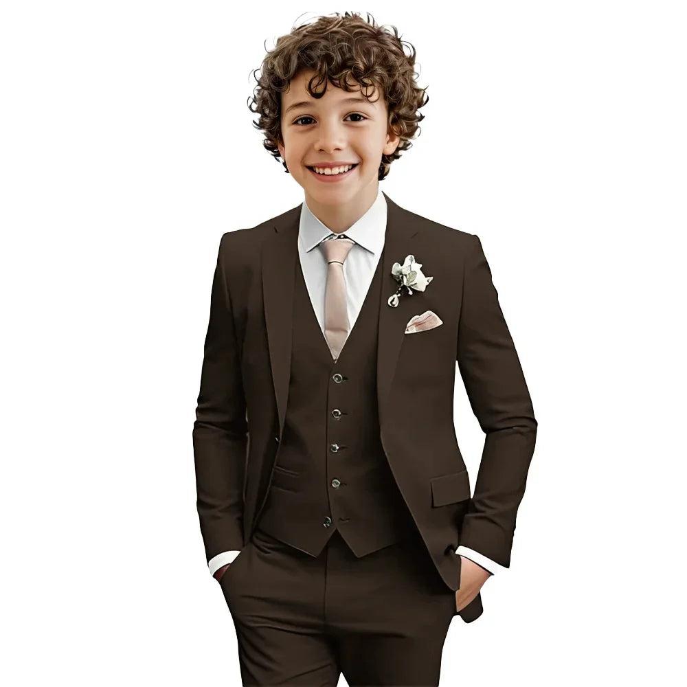 AMEHE Boys’ 3-Piece Formal Suit Set