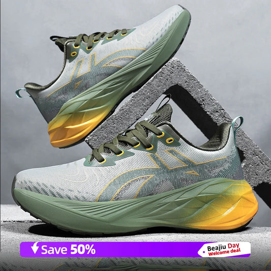 Lightweight Breathable Running Shoes – Men's & Women's Marathon Training Sneakers, Non-Slip Athletic Sports Shoes