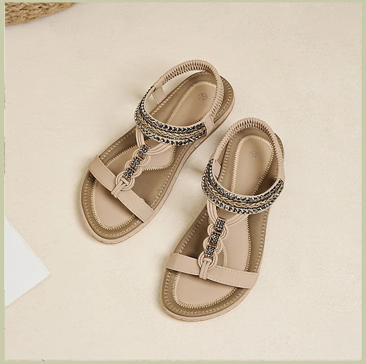 Women’s Soft Sole Sandals – Breathable, Anti-Slip Flats