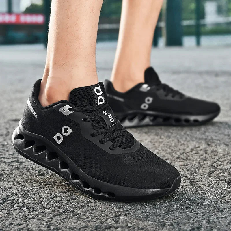Fashion Cushioning Running Shoes – Lightweight Breathable Tennis & Sports Sneakers for Menual Walking Footwear