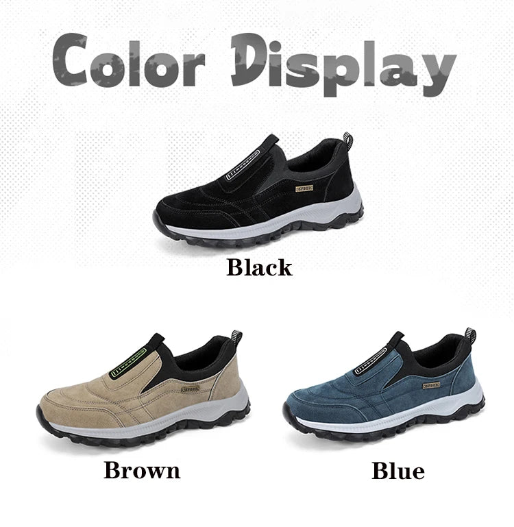 Men’s Lightweight Walking Shoes – Non-Slip Outdoor Hiking Sneakers for Comfort & Casual Wear