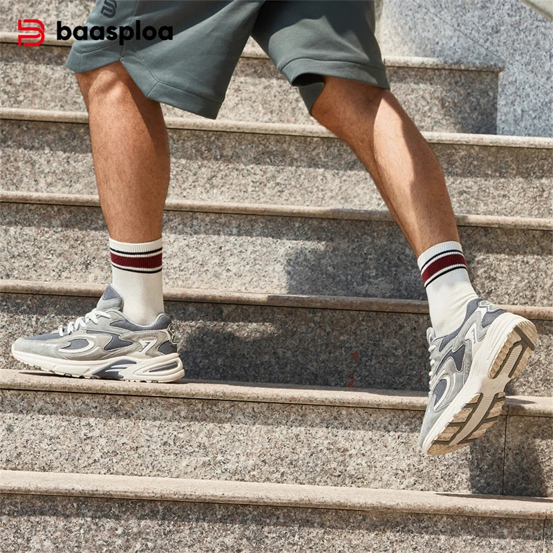 Men’s Running Shoes – Lightweight Breathable Mesh Sneakers for Walking, Training & Outdoor Sports