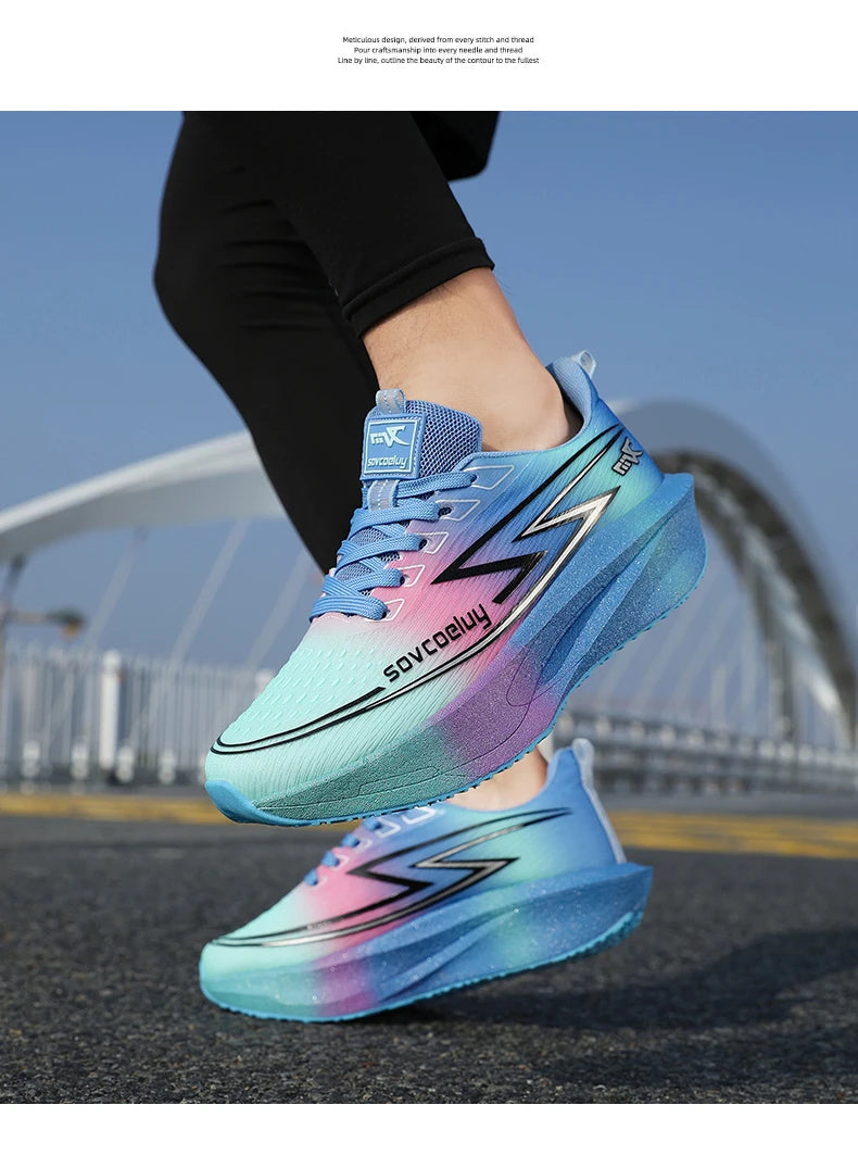 Lightweight Carbon Plate Running Shoes – Men’s & Women’s Athletic Sneakers for Marathon, Walking & Training