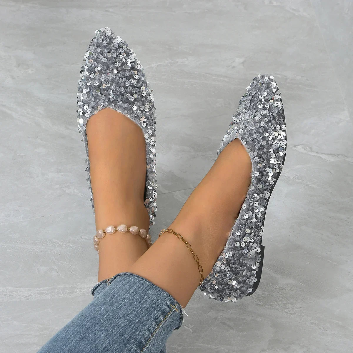 Ladies’ Casual Flats – Light, Soft Sole Pointed Toe Shoes