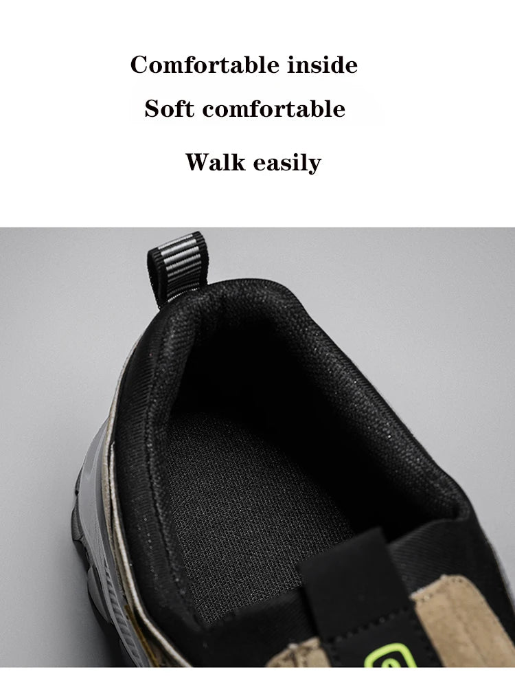 Men’s Lightweight Walking Shoes – Non-Slip Outdoor Hiking Sneakers for Comfort & Casual Wear
