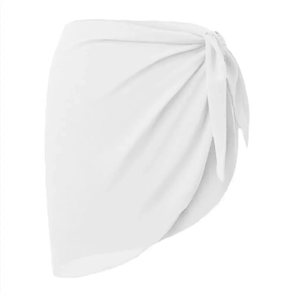 AMEHE Women's Sheer Chiffon Sarong Wrap Beach Cover-Up Skirt
