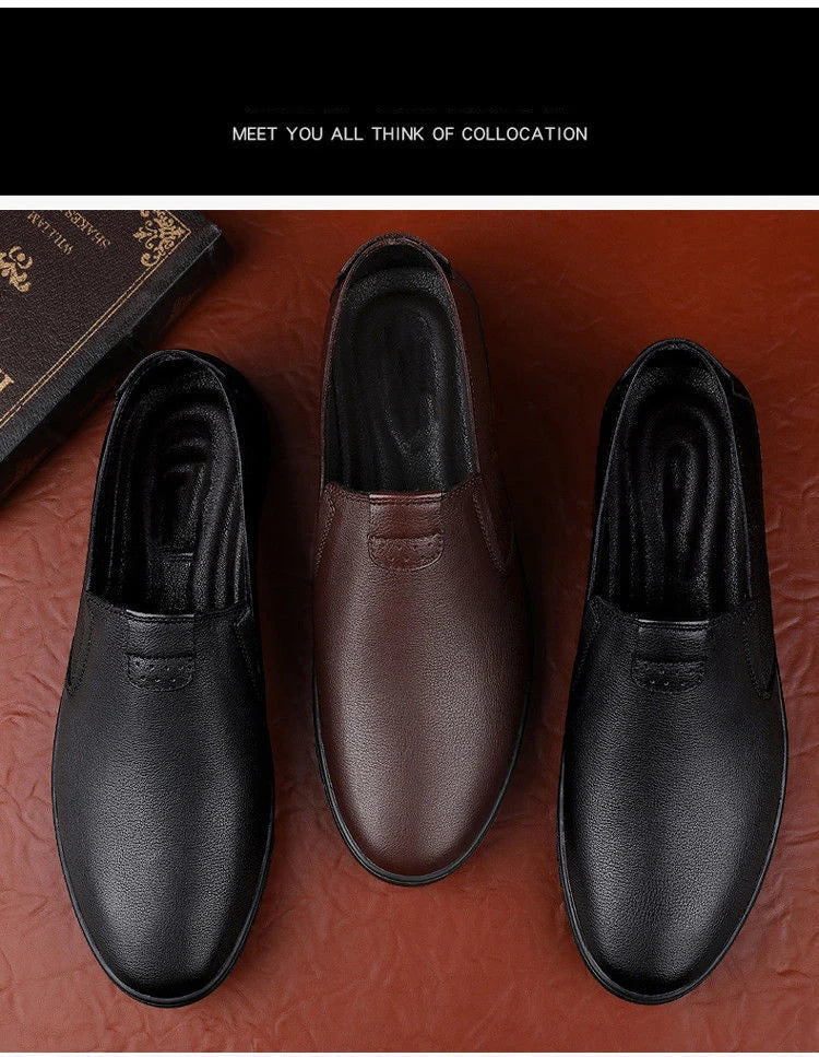 Men’s Classic Leather Dress Shoes – Office & Party Style