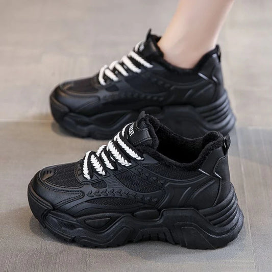 Ladies’ Designer Sports Sneakers – High Platform Footwear