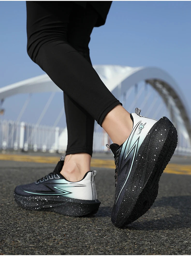 Lightweight Carbon Plate Running Shoes – Men’s & Women’s Athletic Sneakers for Marathon, Walking & Training