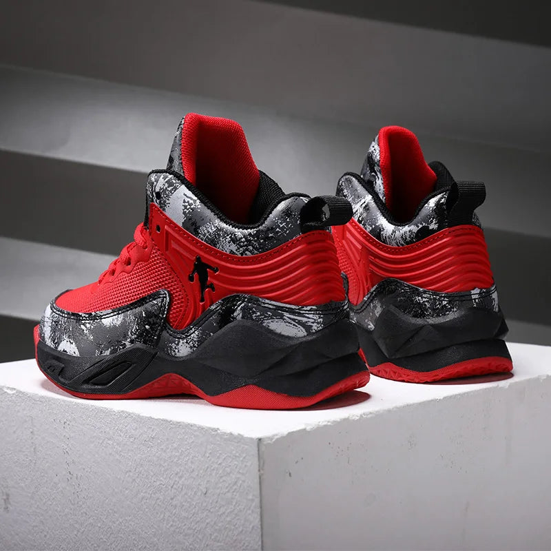 Boys’ Basketball Shoes – Kids’ Sports Sneakers, Non-Slip